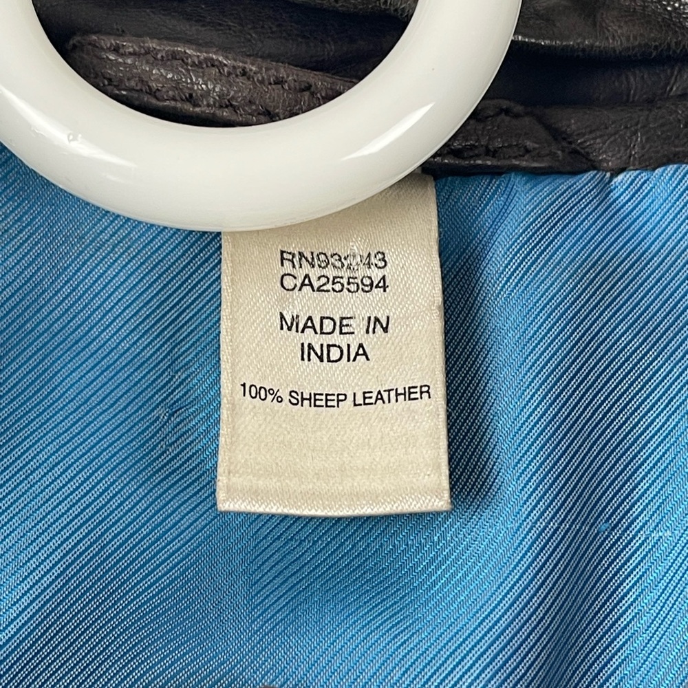 Diesel Vintage Multi-zip Sheep Leather Riders Jacket - Picture 8 of 12